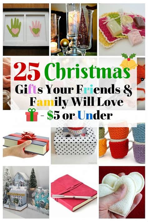 Unique cheap christmas gifts for friends. 25 Christmas Gifts Your Friends and Family Will Love - $5 ...