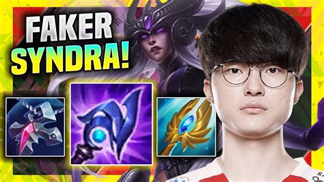 Faker Tries Syndra With New Buffs T Faker Plays Syndra Mid Vs Sylas