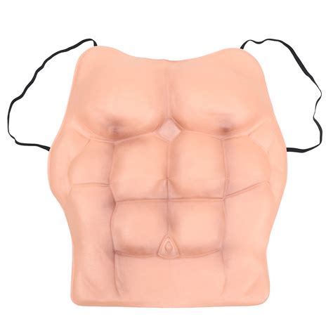 Realistic Silicone Pectoralis Prop Abdominal Muscle Garment For Cosplay