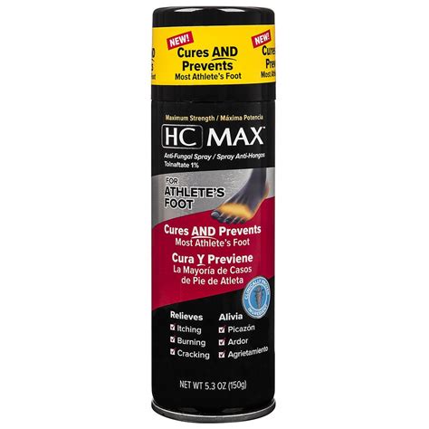 Hc Max Anti Fungal Spray For Athletes Foot Walgreens
