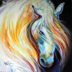 Abstract Art Gallery Lipizzaner Original Horse Art Oil