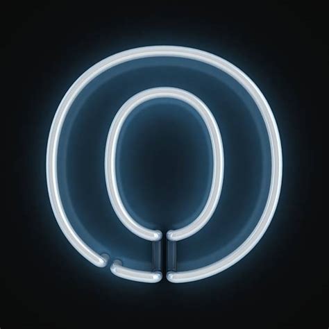 Royalty Free Neon Light Letter O Alphabet Text Pictures Images And