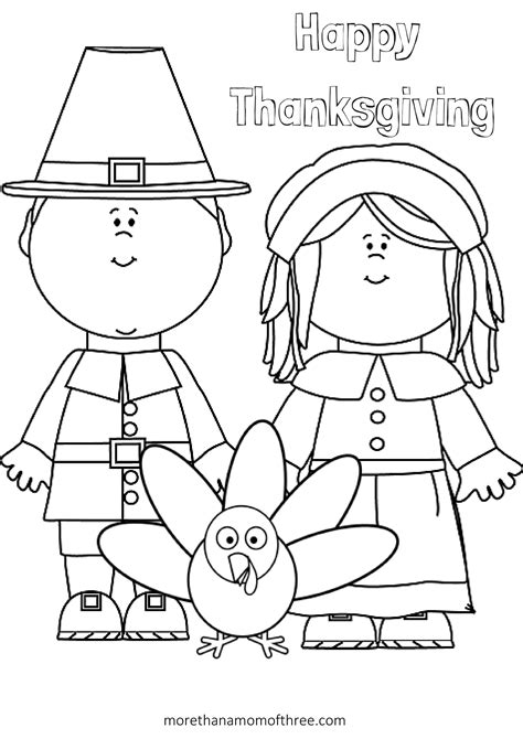 coloring pages for thanksgiving printable