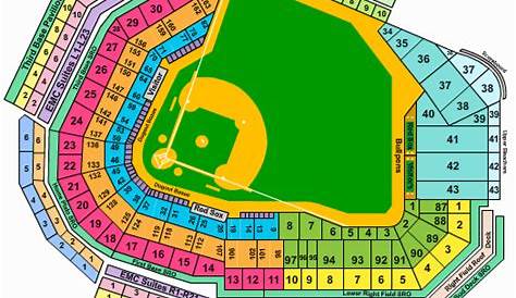 red sox seat number fenway park seating chart