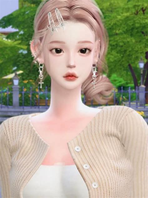 Sims 4 Korean Long Hair Cc Link The Sims Book