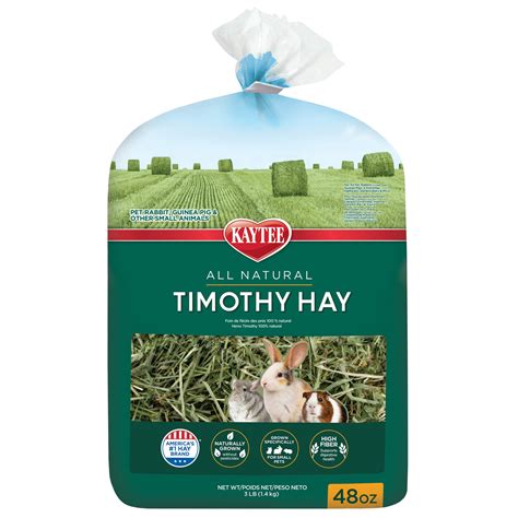 Kaytee Natural Timothy Hay For Rabbits And Small Animals 48 Oz Petco