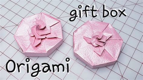 종이접기 Vlog Origami T Box 포장지 상자 종이접기 Youtube