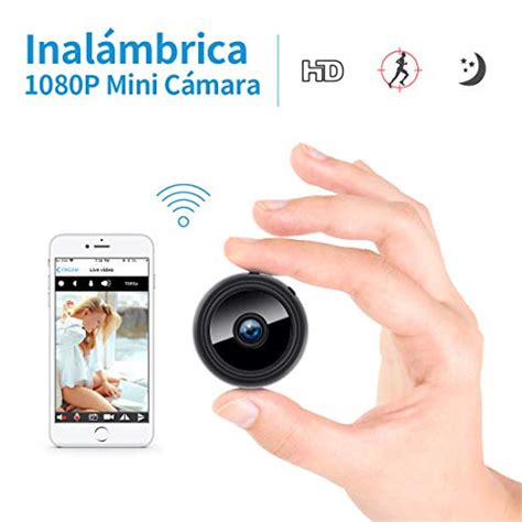 Mini Cámara Oculta Espía Hd Wifi Fredi Con Visión Nocturna Y Conexión