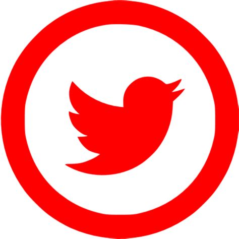Red Twitter Png Red Twitter Png Transparent Free For Download On