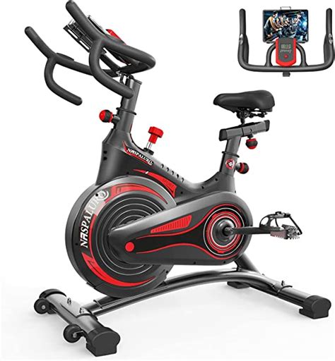 Exercise Bike Naspaluro Stationary Magnetic Resistance With Heart Rate Monitor Large
