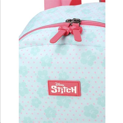 Mochila De Costas Luxcel Stitch Ohana Azul Turquesa