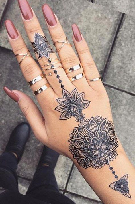 How To Tattoo Mandalatattoo In 2020 Hand Tattoos For Women Mandala