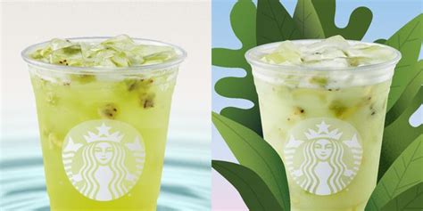 Starbucks Released A New Kiwi Starfruit Refresher And Star Drink