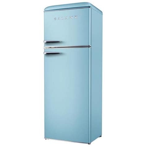 Galanz In W Cu Ft Retro Frost Free Top Freezer Refrigerator