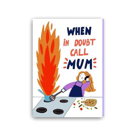 Funny Mothers Day Card From Daughter Call Mom Bleachtee