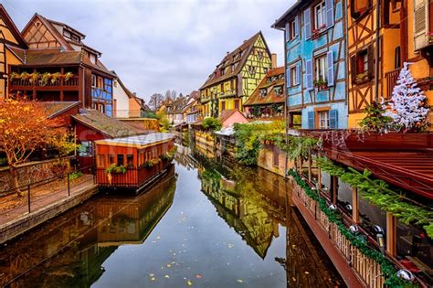 Colorful Timber Houses In Colmar Old Town Alsace France Globephotos