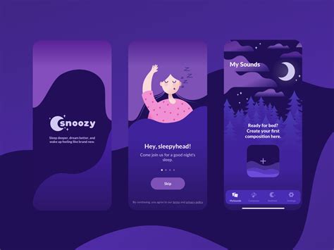 Snoozy Relax Melodies By Mareta For Codequest On Dribbble