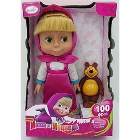 Naughty Doll Masha From Popular Cartoon Masha And The Bear She Speaks In Russian 100 Phrases And