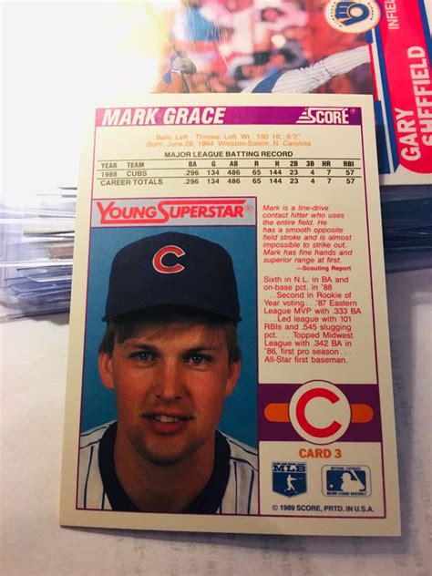 The first season aired on tuesday, while the second season aired on sunday. 1989 Score Young Superstars I Chicago Cubs Baseball Card #3 Mark Grace Rookie Card! for Sale in ...