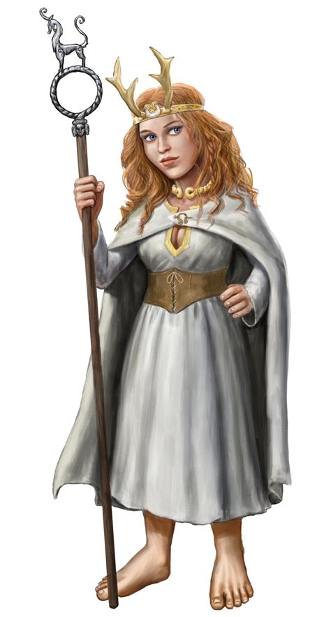 Fantasy Hobbit Druidess By Dashinvaine On Deviantart