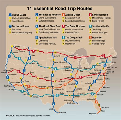 √ 1 Week Road Trip Us National Parks Map