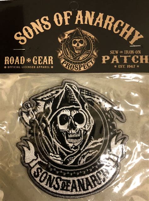 Sons Of Anarchy Circle Logo Patch Crime Drama Kurt Sutter Jax Liz