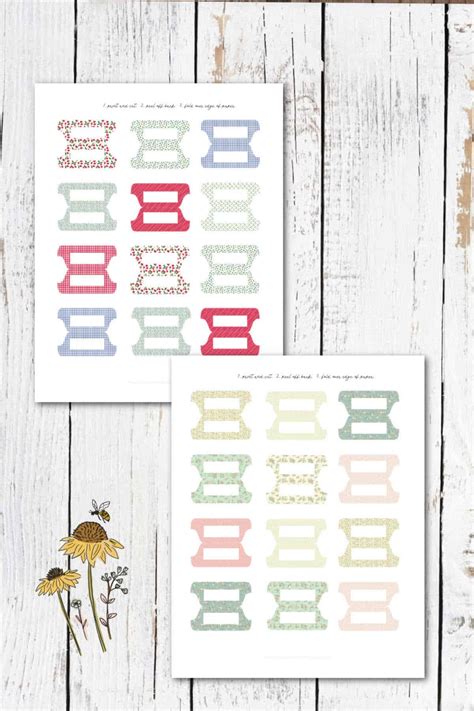 Free Printable Binder Divider Tabs Hearts Content Farmhouse