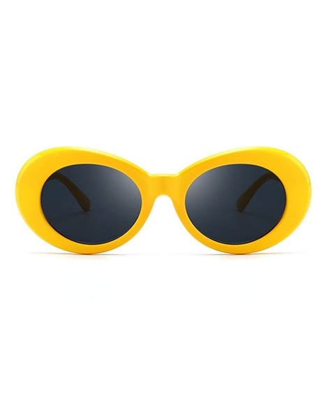 Clout Goggles Oval Mod Retro 80s Sunglasses Unisex Oversized Plastic