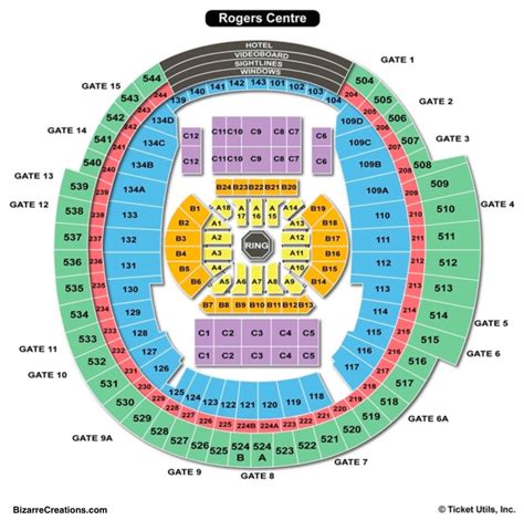 Rogers Center Seating Layout Elcho Table