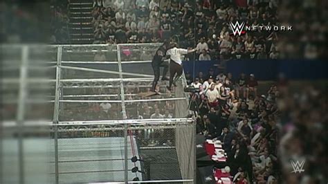 Flashback Undertaker Throws Mankind Off The Cell Espn Video