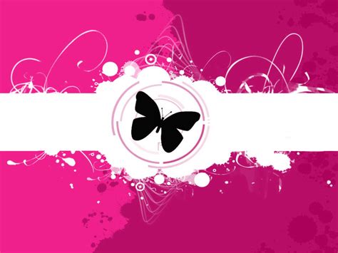 43 Pink Butterfly Wallpaper On Wallpapersafari