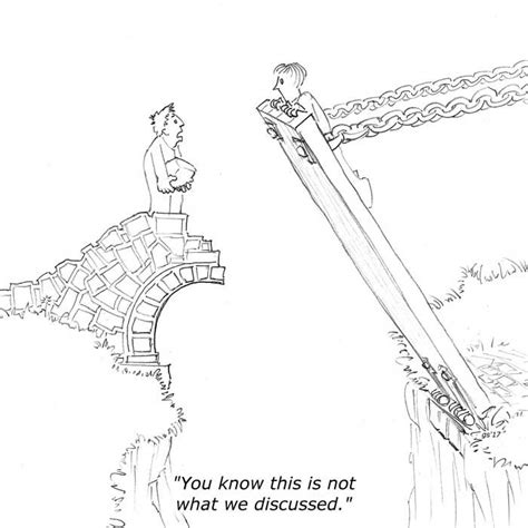 Thoughts For Pennies Building Bridges Cartoon By Glenn Storm Bridge Building Penny