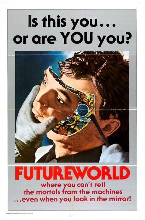 Futureworld Movie Poster Vintage Robots Sci Fi Movies Look In The