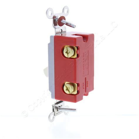 Hubbell Almond Industrial Single Pole Toggle Switch 20a 120277v