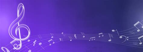 Purple Music Note Wallpaper