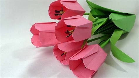 Paper Flowers Craft Easy Paper Crafts Origami Flowers Flower Crafts