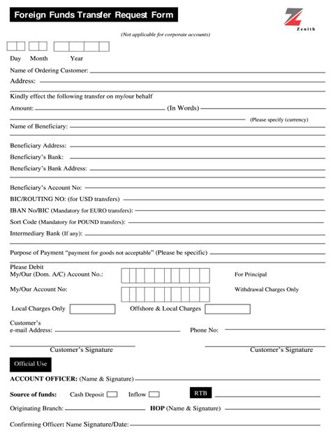 Bank Account Transfer Form Fillable Printable Pdf Forms My XXX Hot Girl