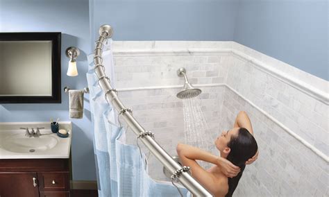 Moen Tension Curved Shower Rod by Moen Incorporated wins 2014 ADEX Award.
