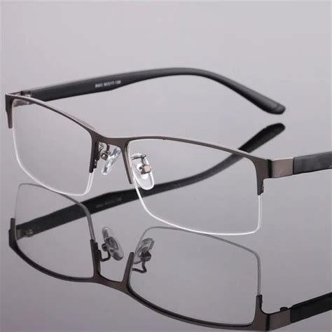 Full Frame Metal Glasses Frame Comfortable Steel Plate Optical Eyeglasses Frames Men High