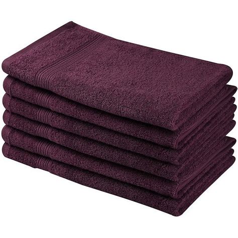 Beauty Threadz Ultra Soft 6 Pack Hand Towels 16x28 100 Pure Ringspun
