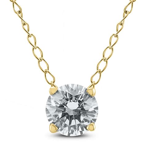 Szul Jewelry Ags Certified 34 Carat Floating Round Diamond Solitaire