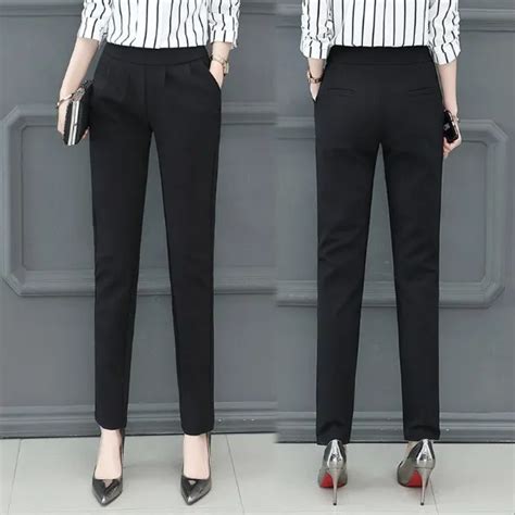 Ol Style Women Spring Autumn Business Casual Pencil Pants Office Ladies