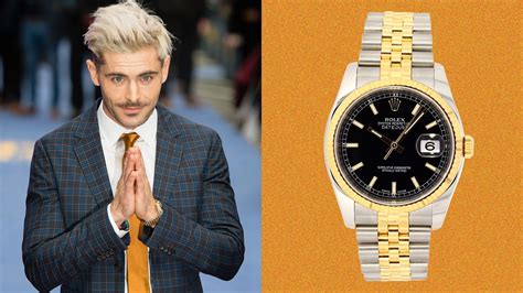 Zac Efron Watch Gold Rolex Datejust Will Stand The Test Of Time