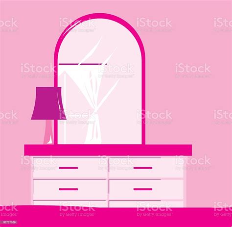 Pink Bedroom Illustration Stock Illustration Download Image Now