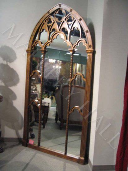 Our popular parsons floor mirror gets a sophisticated new look, now available in a solid wood and bone inlay frame painted with a cool gray. Arched Cathedral Floor Mirror (With images) | Mirror ...