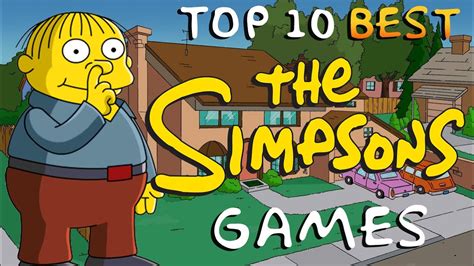 Top 10 Best Simpsons Games Ever Youtube