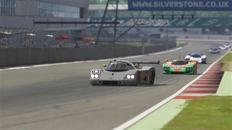 Assetto Corsa Sauber Mercedes C9 Group C Race Silverstone Gameplay 60