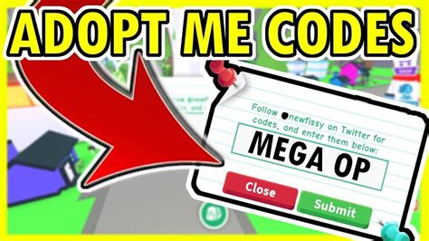 Roblox Adopt Me Free Pets Generator All New Pet Codes In Roblox Adopt