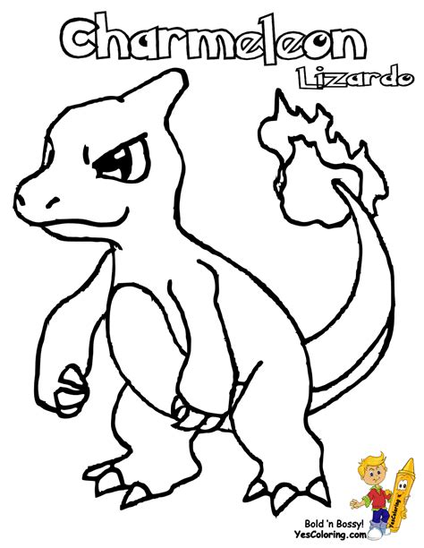 Pokemon Charmander Coloring Pages For Kids And For Adults Coloring Home
