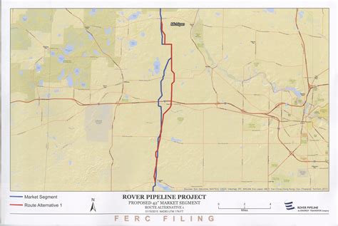 Et Rover Pipeline Washtenaw County Maps Route Alternate 1 February